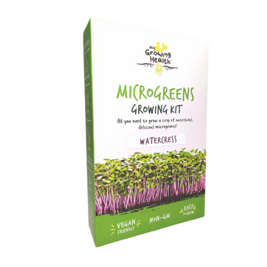 my growing health watercress microgreens kit.