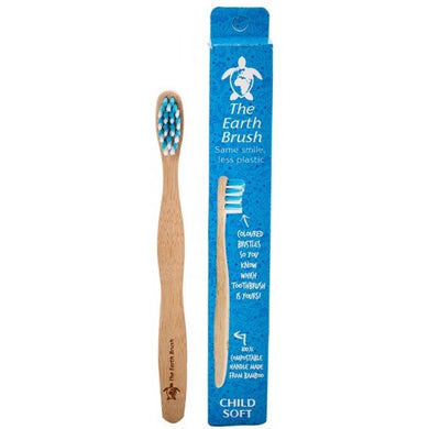 Earth Brush - Biodegradable Children's Toothbrush - Blue