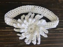 KoekSister Grey / White Flower Headband