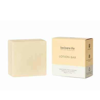 be.bare life - Vanilla & Citrus Lotion Bar 90g