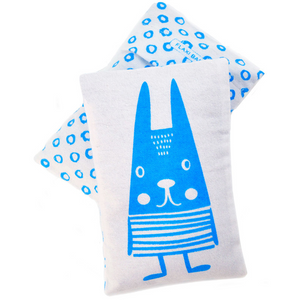 FLAXiBaby Flaxseed & Lavender Heat Therapy Bag - Blue Bunny